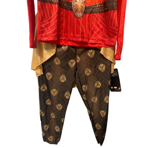 New Marvel Youth Medium 8 Wakand Forever Black Panther Costume Dress Up Hallowee - Picture 3 of 5